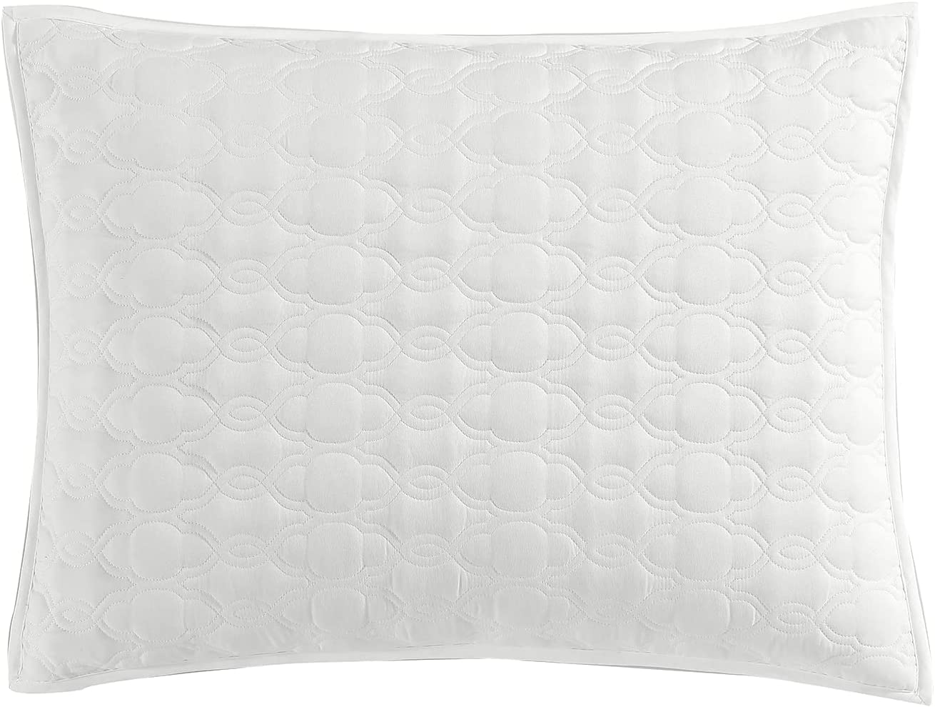 Parure de lit légère 3 pièces blanc uni