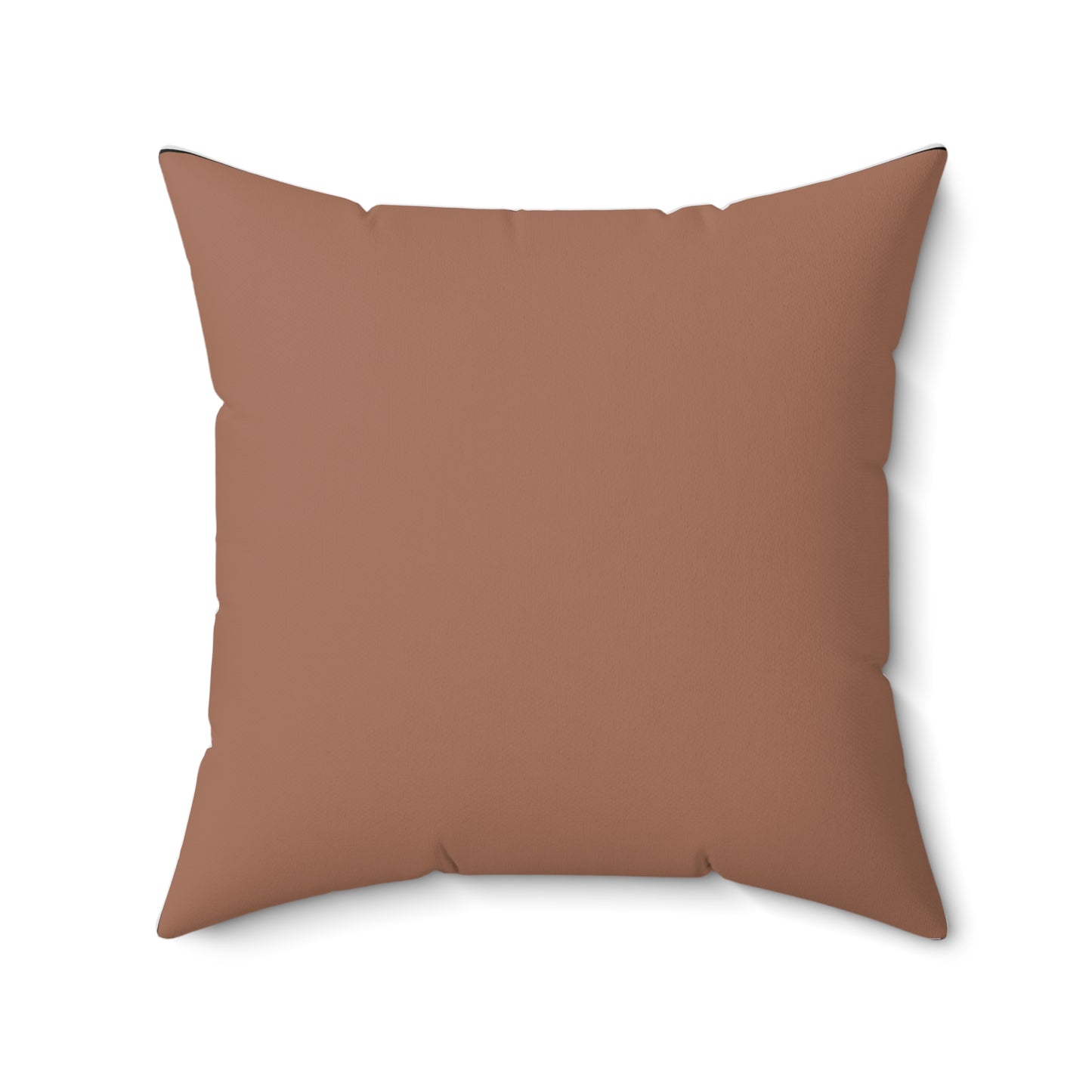 Taupe Floral Accent Pillow