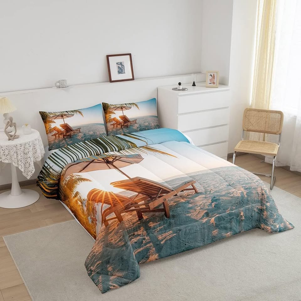 Beach Vacation 2 Piece Comforter Set