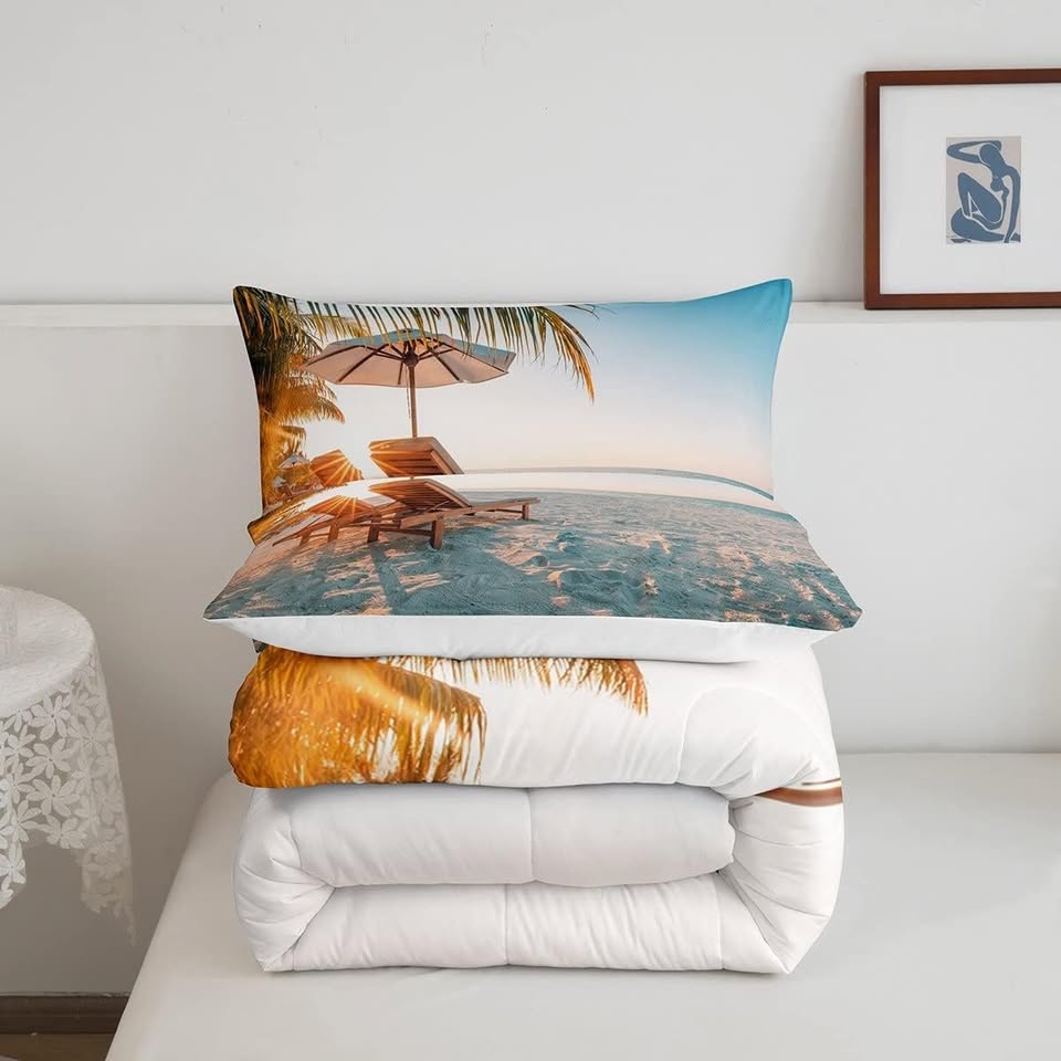 Beach Vacation 2 Piece Comforter Set
