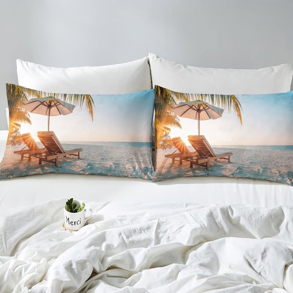 Beach Vacation 2 Piece Comforter Set