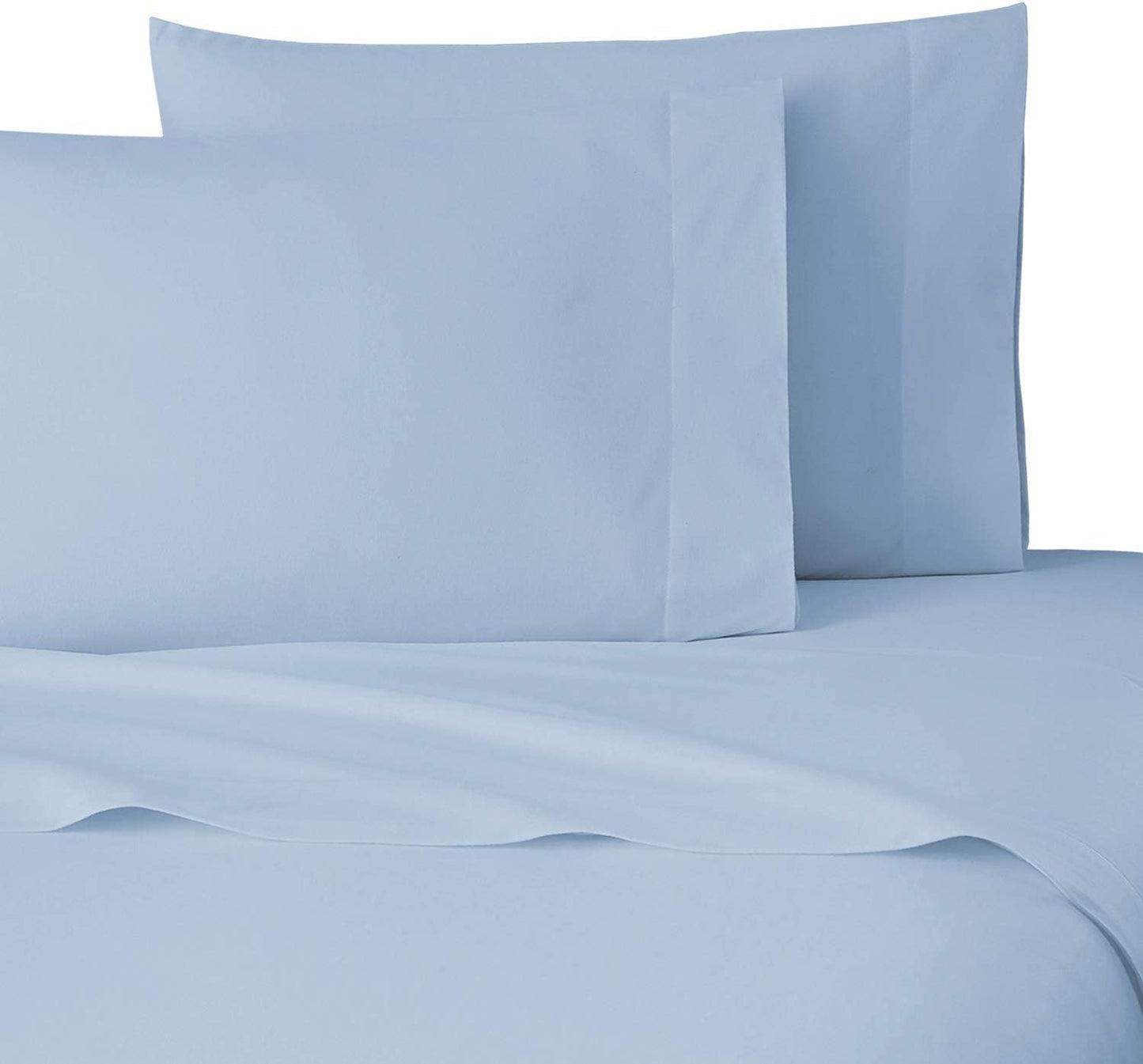 Solid Sky Blue Deep Pocket 4 Piece Sheet Set
