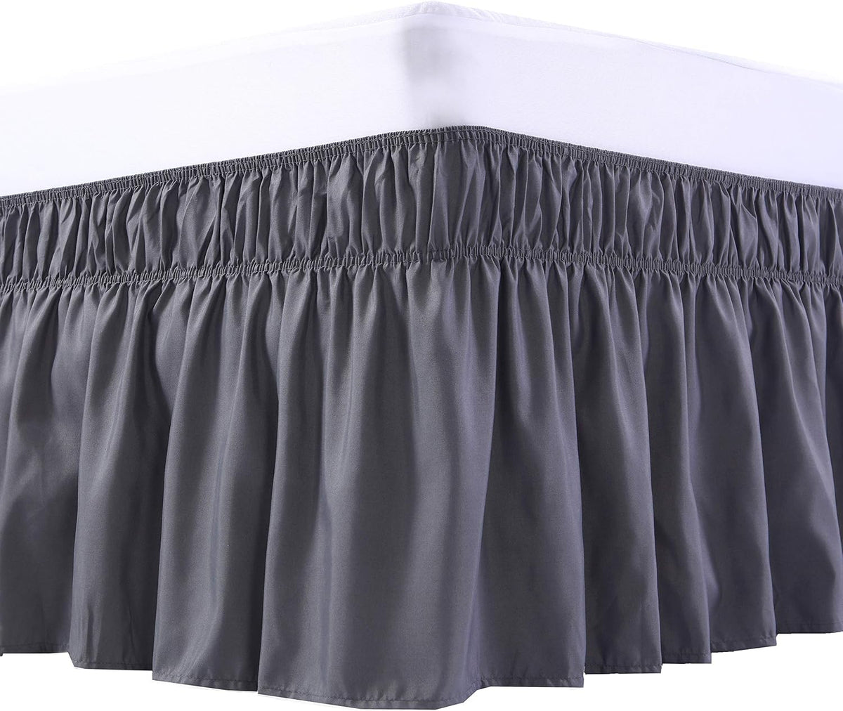 Ensemble de draps 4 pièces à poche profonde rose uni