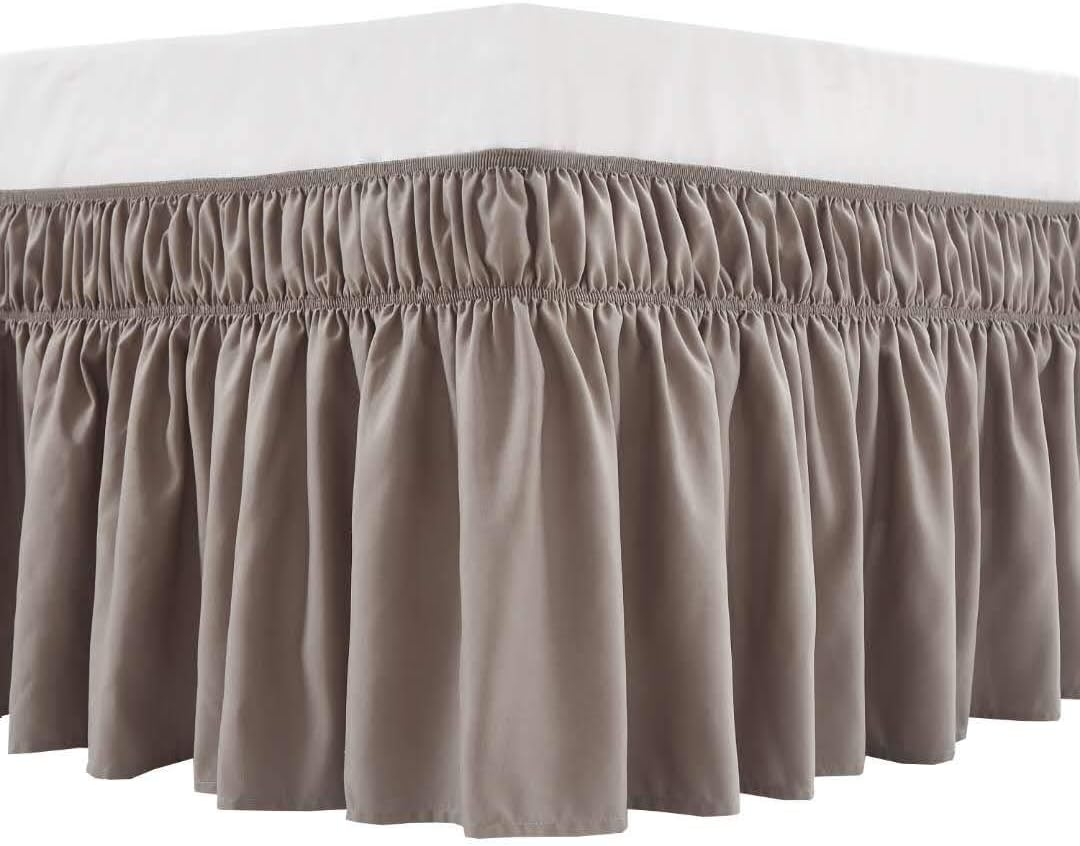 Ensemble de draps 4 pièces à poche profonde rose uni
