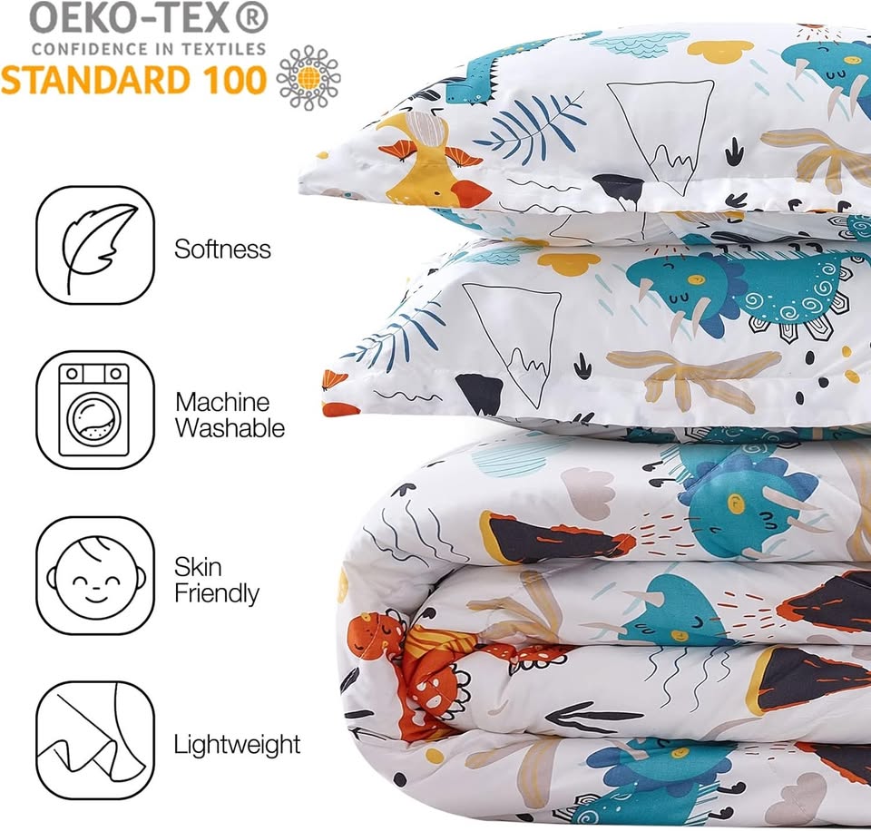 Dinosaurs 2 Piece Comforter Set