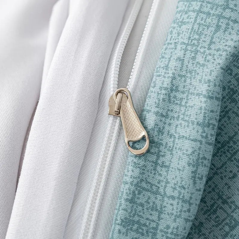 Botanical Green Leaves Floral - 3 Piece Duvet Cover Set