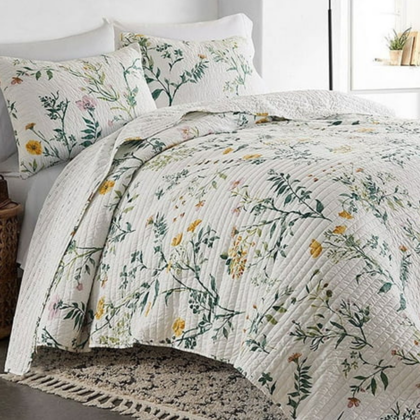 Ensemble de literie 3 pièces jardin floral