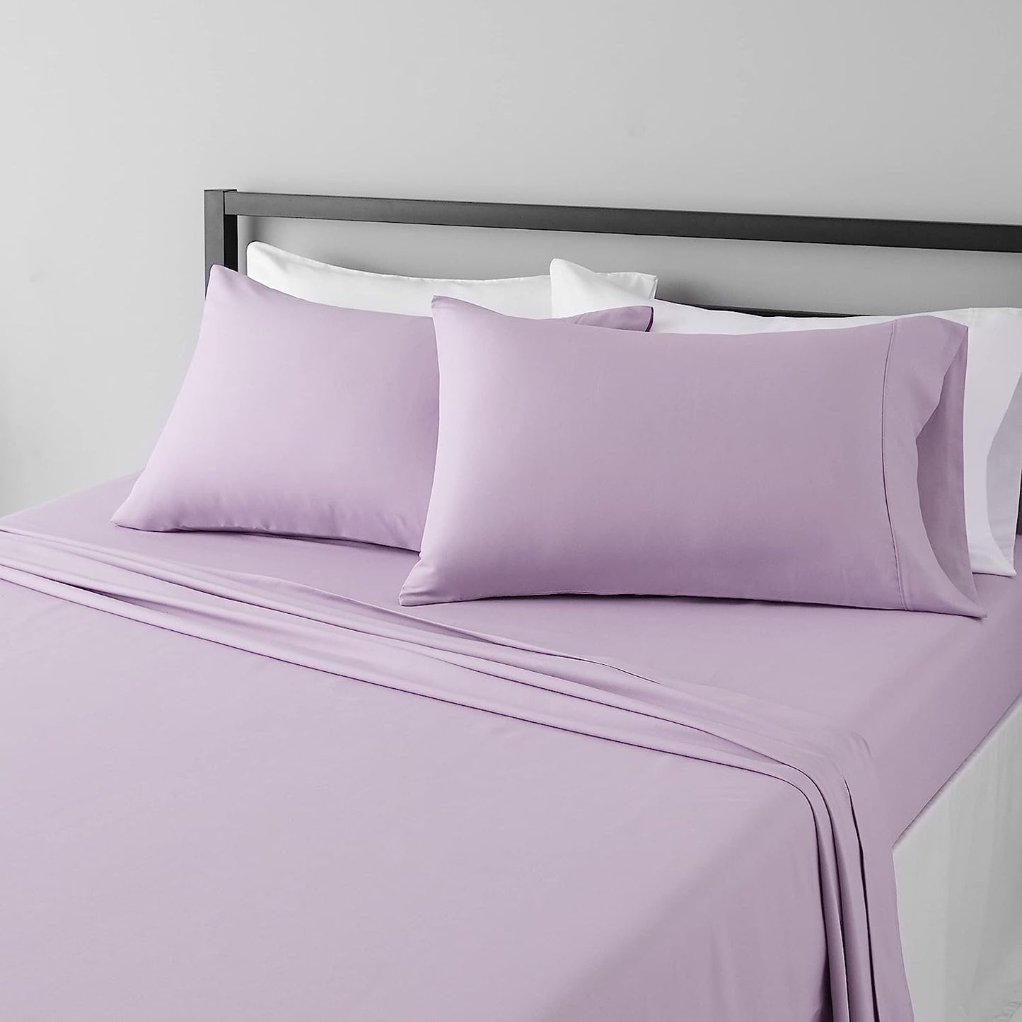 Solid Lavender Deep Pocket 4 Piece Sheet Set