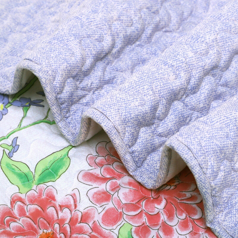 Floral Garden Reversible 3 Piece Bedding Quilt Set