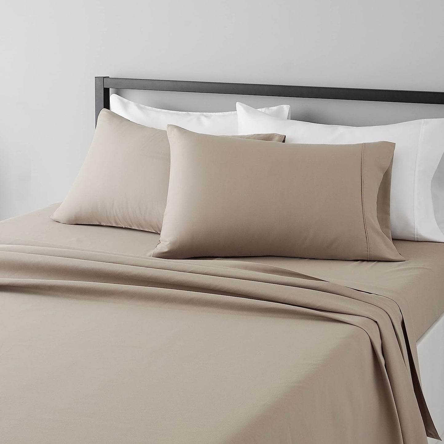 Taupe Deep Pocket 4 Piece Sheet Set