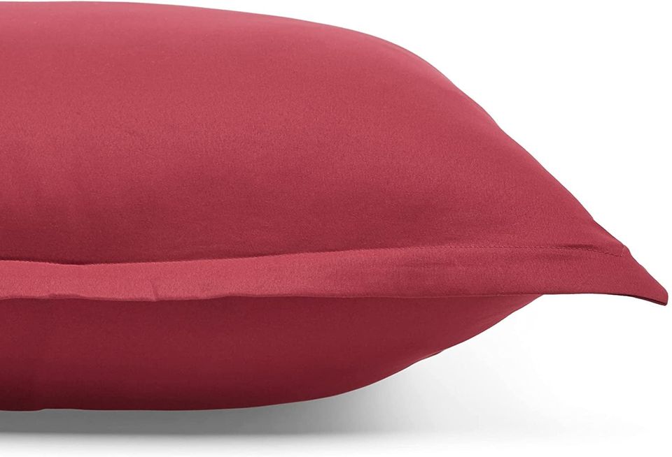 Solid Burgundy Bedding Comforter Set