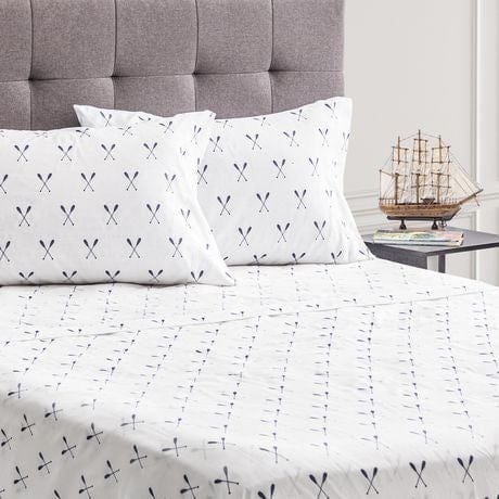 Ensemble de draps 4 pièces à poche profonde Canoe Paddles