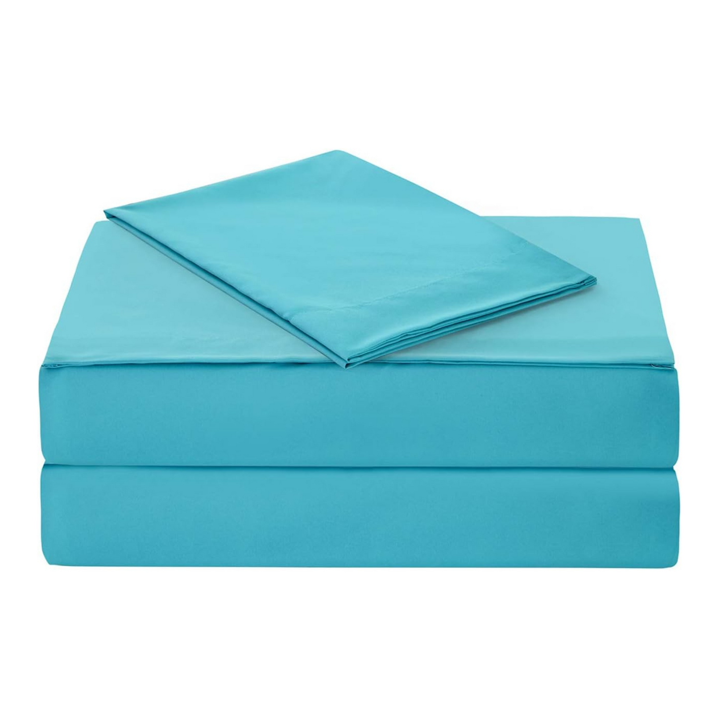 Solid Teal Deep Pocket 4 Piece Sheet Set