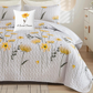 Yellow Floral "A Sweet Dream" Accent Pillow