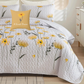 Yellow Floral "A Sweet Dream" Accent Pillow