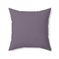 Purple Floral Accent Pillow