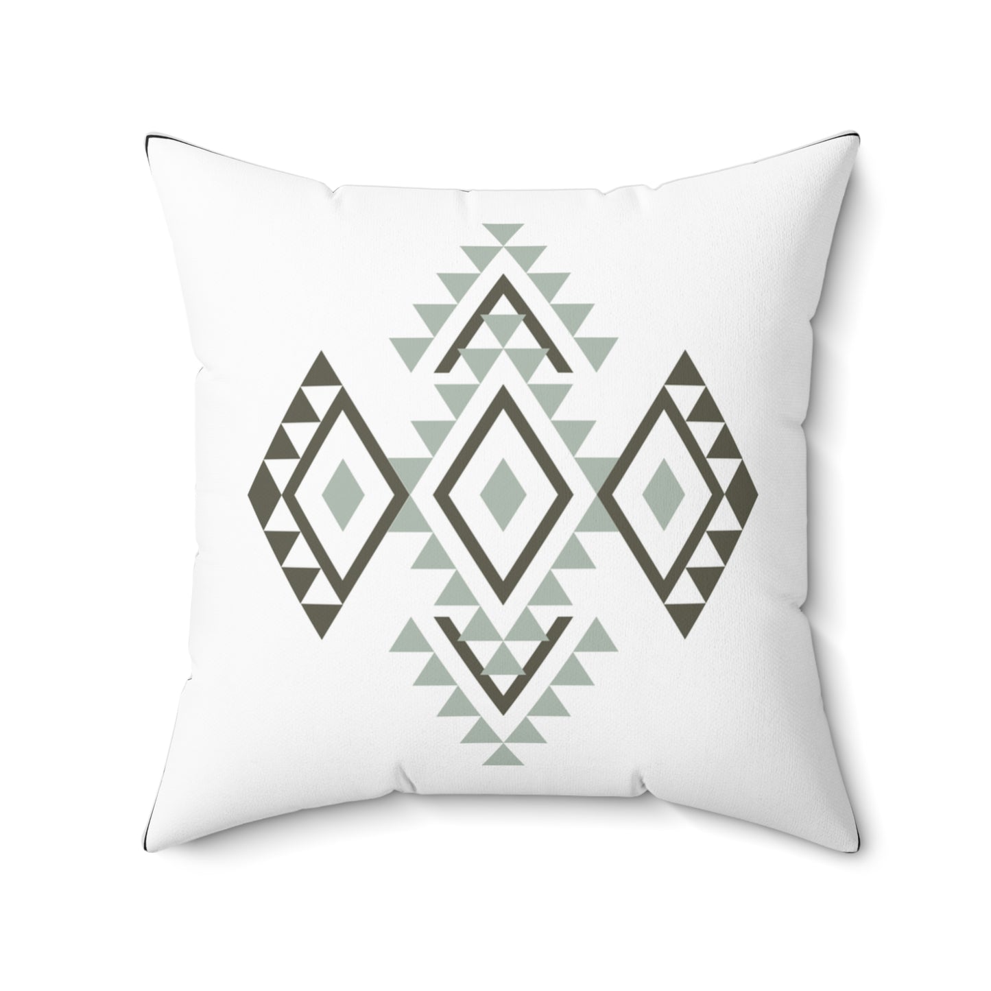 Boho Aztec Olive Accent Pillow