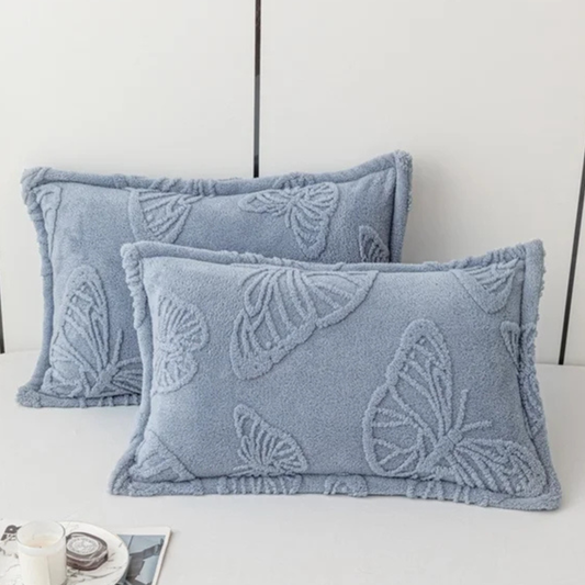 Ensemble de draps 4 pièces à poche profonde rose uni