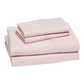 Solid Blush Pink Deep Pocket 4 Piece Sheet Set