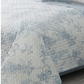 Ensemble de literie 3 pièces à motif floral bleu rêve