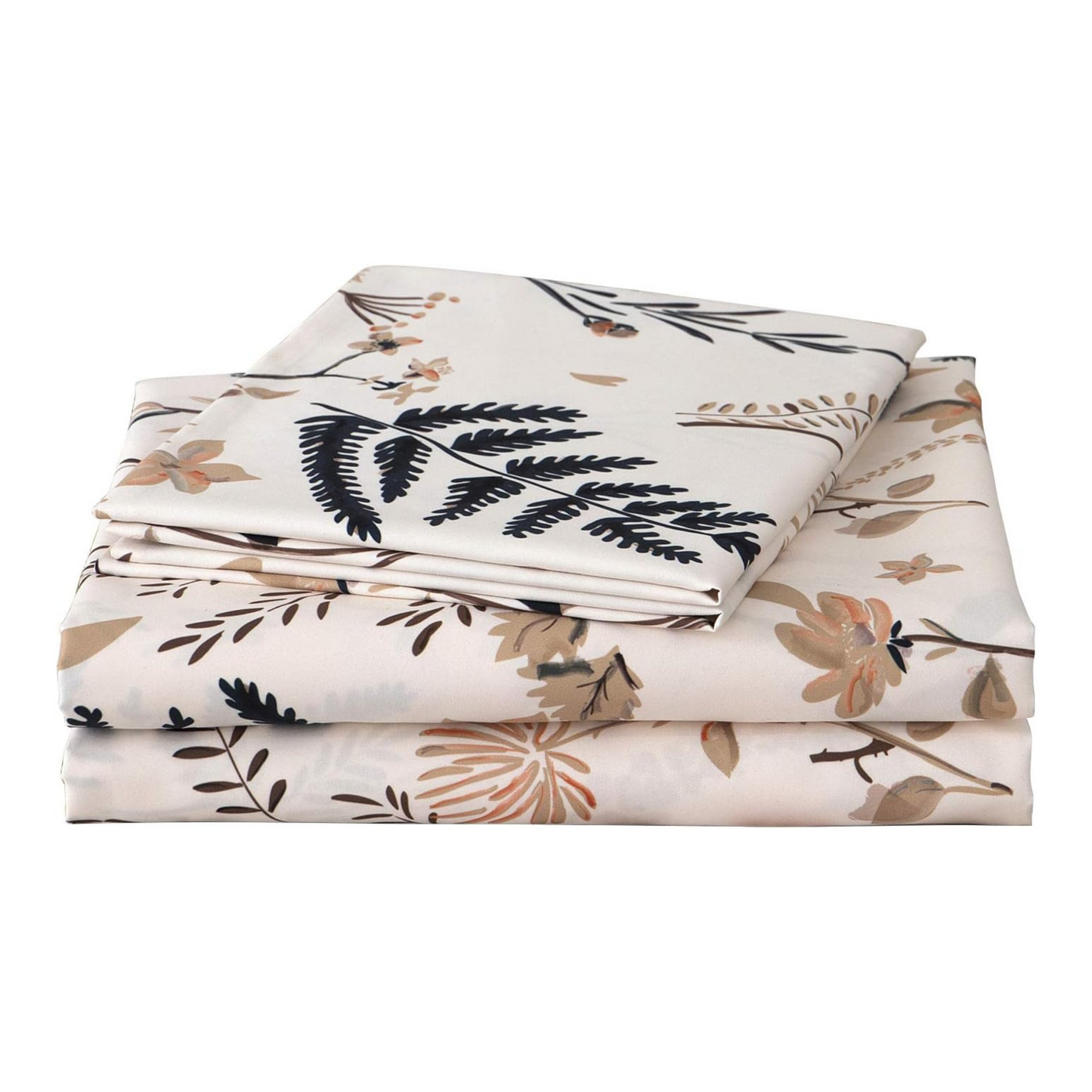 Ferns Deep Pocket 3/4 Piece Sheet Set