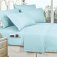 Aqua Blue Pinch Pleated 8 Piece Comforter Set