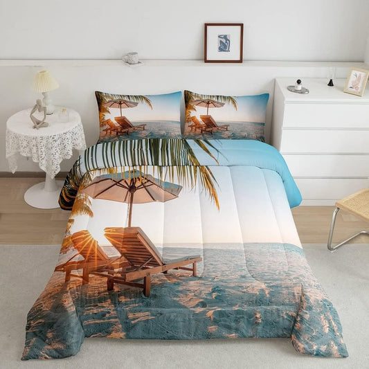 Beach Vacation 2 Piece Comforter Set