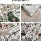 Botanical Pink & Beige Floral Reversible 7 Piece Comforter Set