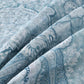 Blue Paisley Reversible 3 Piece Bedding Quilt Set