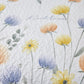 Blue & Yellow Floral 3 Piece Bedding Quilt Set