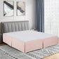 Solid Blush Pink Bed Skirt