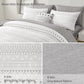 Boho Aztec White Grey 7 Piece Comforter Set