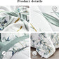 Botanical Green Leaves Reversible 7 Piece Comforter Set