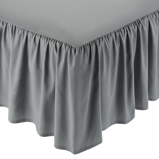 Ensemble de draps 4 pièces à poche profonde rose uni