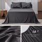 Dark Grey Pinch Pleated 7 Piece Comforter Set
