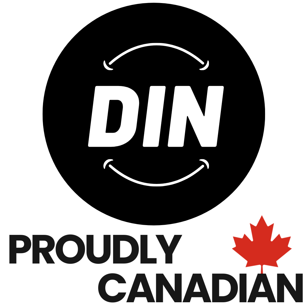 DIN's Warehouse Deals logo
