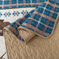 Cabin Lodge Gone Fishing Blue & Taupe 3 Piece Bedspread Set
