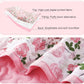 Ensemble de literie 3 pièces patchwork floral rose