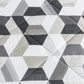 White & Grey 7 Piece Geometric Shapes Comforter Set