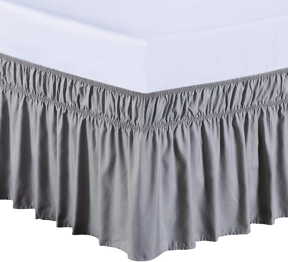 Ensemble de draps 4 pièces à poche profonde rose uni