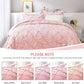 Pink & Ivory Pintuck 7 Piece Comforter Set