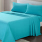 Solid Teal Deep Pocket 4 Piece Sheet Set