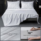 White Pinch Pleated 7 Piece Comforter Set