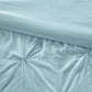 Aqua - 9 Piece Pinch Pleated Comforter Set